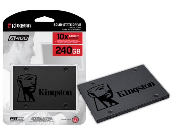 SSD 240GB Kingston A400 – Wcom Tech Informártica