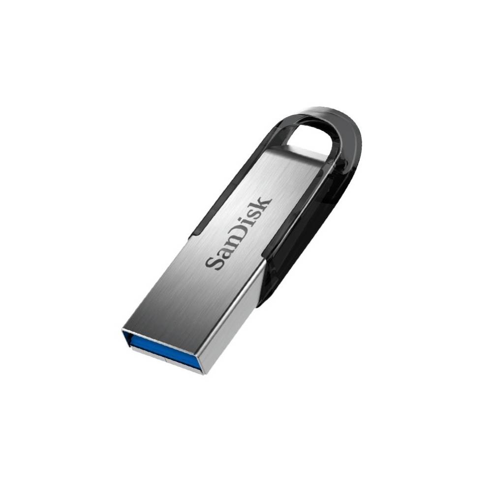 PEN DRIVE SANDISK CRUZER ULTRA FLAIR 64GB USB 3.0 PRETO/PRATA - SDCZ73-064G-G46