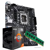 KIT AMD RYZEN 7 5700G + PLACA MÃE A520M + 8GB DDR4